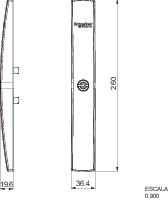 Купить SE Плоская накл.+ треугольный профиль 7 мм NSYSFLOCKT7