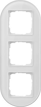 Gira Studio Белое стекло Рамка 3-ая 0213130
