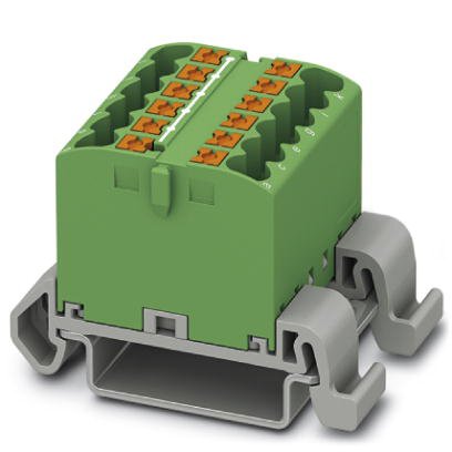 Phoenix Contact PTFIX 12X2,5-NS35A GN Распределительный блок 3273162