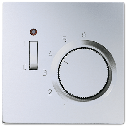 JUNG LS 990 Алюминий Термостат комнатный, 10(4)А, 24v, 50/60 Hz TRAL241