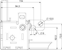 Купить SE 4 Скобы крепления цоколя к полу перед.мод. NSYOL6GF