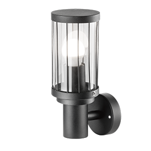 Gauss Светильник садово-парковый Vega на стену вверх 10.5*24*14.2cm, 170-240V / 50Hz, 1xE27, Max.60W, IP: 54, 4 GD021