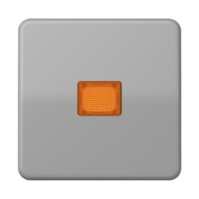 JUNG CD 500/CD plus Серая Клавиша 1-ая с/п с оранжевой линзой CD590KOGR