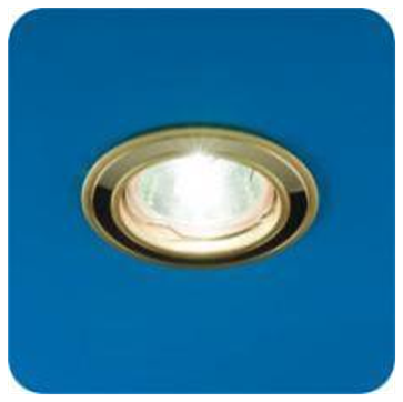 Купить Italmac Nika 51 0 22 Светильник встраиваемый MR16 1x50W GU5.3 никель/золото/никель