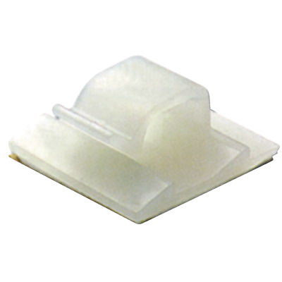 DKC Клипса самоклеящаяся для кругл.кабеля,(cпец.состав.),белая, 10х5х4,9