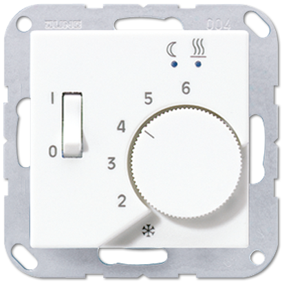 JUNG A 500 Белая Регулятор теплого пола, 10(4)А FTRA231WW