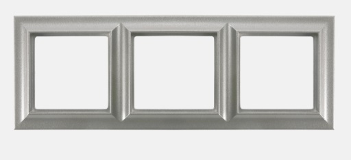 JUNG EcoProfi Standart Алюминий Рамка 3-ая EPS483AL