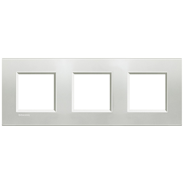 Купить BT LL Серебро Рамка прямоугольная, 2+2+2 мод LNA4802M3AG