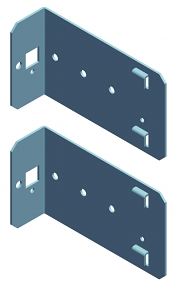 SE SF/SM Sarel Кронштейны для крепления кабельных каналов к 19" NSYRCDFIX