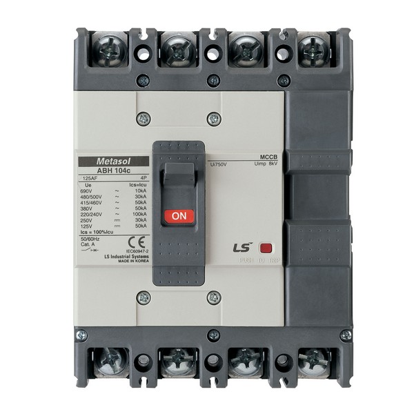 LSIS Автоматический выключатель ABN104c (22/18кА 380/415В) 4Р) 100A 0132006600