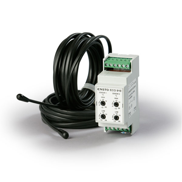 Купить ENSTO Терморегулятор д/систем антиоблед, 16А, на Din ECO910