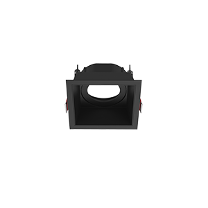 Varton Рамка для модульного светильника FLEX 50 10 квадратная встраиваемая утопленная 85х85х65мм RAL9005 черный муар поворотная V1-R0-T0435-10006-2000000