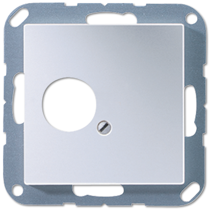 JUNG Крышка для 2-х гнезд алюминий A562AL