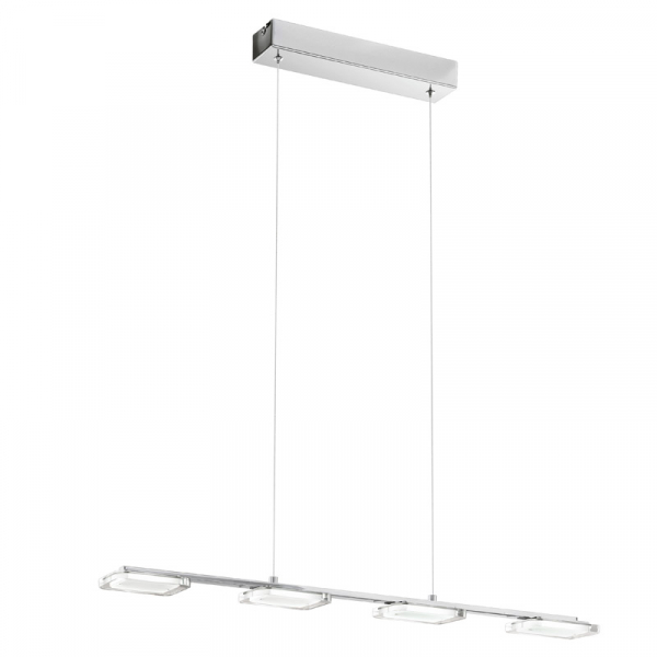 Eglo Подвес LED CARTAMA, 4х4,5W (LED), L780, хром/пластик, сатинированный 94244