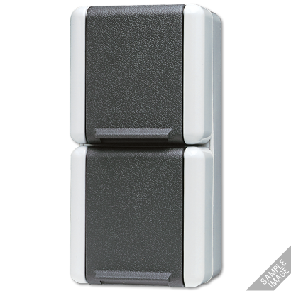 JUNG EcoProfi Розетка 2-ая с/з 8220W