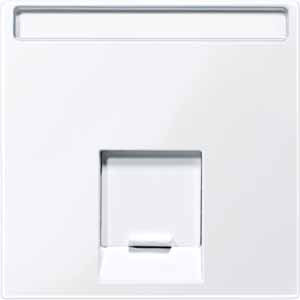 Купить SE Merten SM Бел Актив Накладка розетки ТЛФ/комп 1-ой прямой MTN469825