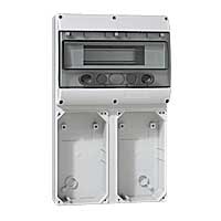 Legrand P17Осн.щит.12мод. для 2 лиц.пан. 220х125 IP66 057705