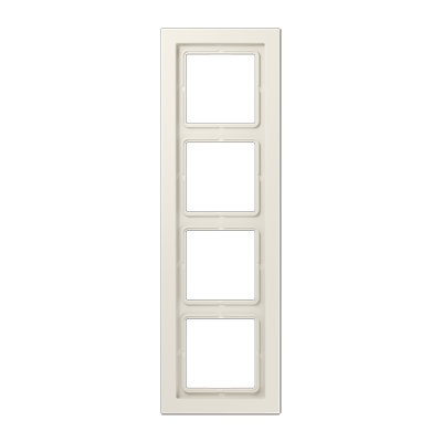 JUNG LSD Бежевая (дуропласт) Рамка 4-ая LSD984W