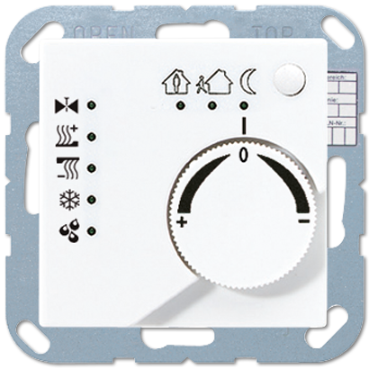 JUNG KNX Белый Регулятор климата с ручкой для установки температуры A2178TSWW