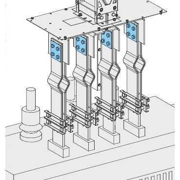 Купить SE Canalis 16 болтов М12х80 с гайками, шайбами и выравнивающей пластиной KTB0000YB4