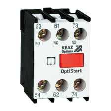 КЭАЗ Блок контактный OptiStart K-FX-48421 фронтальный 2НО+1НЗ для F-09..(A)F-150 и FR
