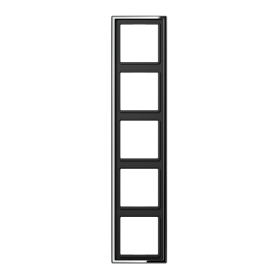 JUNG LS 990 Блестящий Хром Рамка 5-ая GCR2985