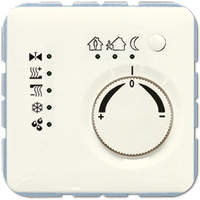 JUNG KNX-регулятор с шинным сопряжением с ручкой для установки температуры 2178
