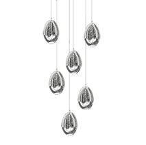 Kink Light 07866-6A,02 Подвес Берти хром d35 h200 Led 36w (4000K)