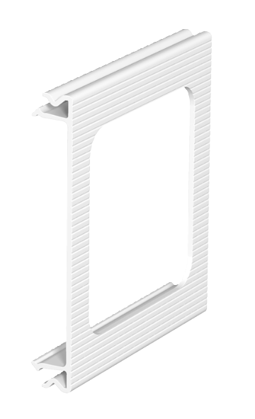 Купить OBO Bettermann Приборная накладка для монтажа устройств 110x100 мм (ПВХ,белый) 6287520