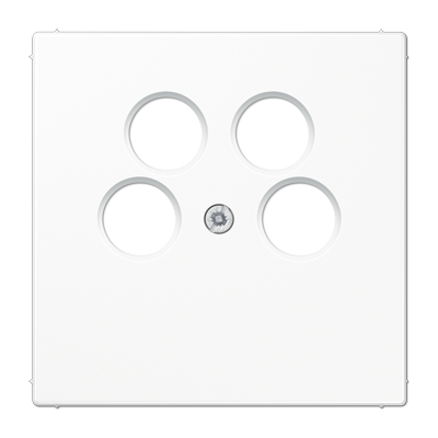 JUNG Крышка для SAT-TV-розетки белая LS990-4SAT2WW