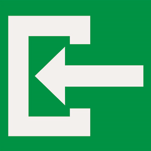 Белый свет Знак безопасности PT-17176.C04"Вход" a15105