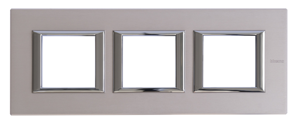 BT Axolute Титан Рамка 2х3П прямоугольная горизонтальная 71мм HA4802M3HNX