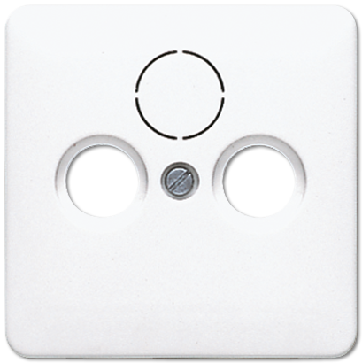 JUNG CD 500/CD plus Белая Накладка TV-FM-SAT CD561SATWW