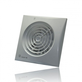 Купить S&P SILENT Вентилятор с датч. влажности и таймером 95 куб.м/ч, 8Вт, 100мм, малошумный SILENT-100 CHZ