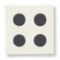 ABB Zenit SR-4-N2BL Центральная плата 4-кнопочная free@home, белый 2CLA222640N1102