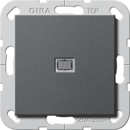Gira Выключатель двухполюсный "Британский стандарт" с подсветкой 20А 283428