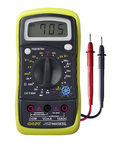 ФАZA Мультиметр Мультиметр цифровой MAS830L .5000490