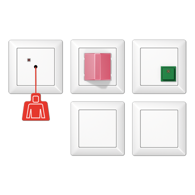 JUNG Аварийная система с ИБП, белый NRSAS0834-2WW