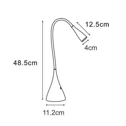 Купить Lucide ZOZY Черный Настольная лампа 18656/03/30