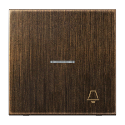 JUNG клавиша  с линзой, латунь Antik ME2990KO5KAT