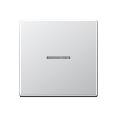 JUNG Клавиша для KNX кнопки, 1 группа, с окошком дюропласт алюминий A101KO5AL