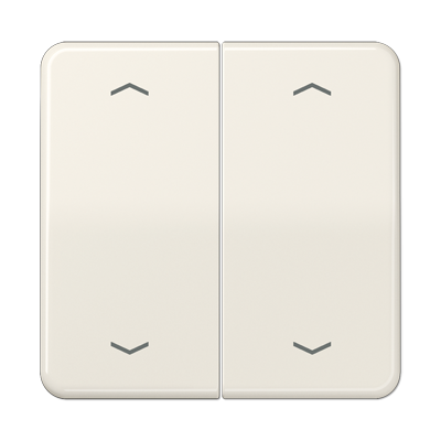 JUNG Клавиша для KNX кнопки, 2 группы с символами "стрелки" дюропласт слоновая кость CD102P