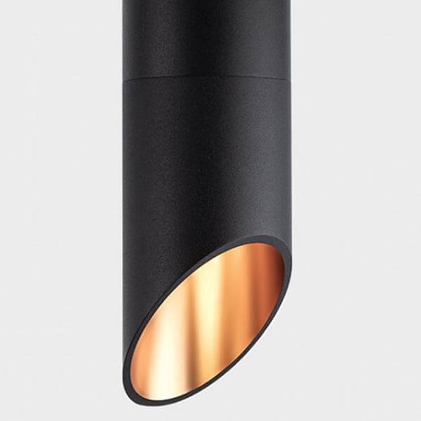 ITALLINE M03-004 black/gold светильник  потолочный