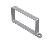 OSTEC Хомут крышки поясной 600х80, толщ. 1,0 мм, Сендзимир цинк