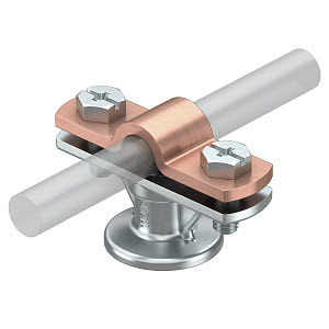 OBO Bettermann Держатель молниеприемного стержня, с фланцем 5412706