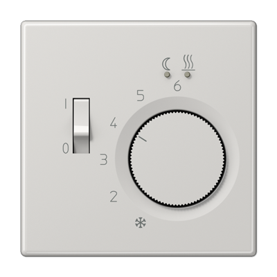 JUNG LS 990 Светло-серый Регулятор теплого пола, 10(4)А FTRLS231LG