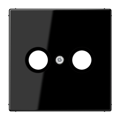 JUNG LS 990 Черная Накладка TV-FM розетки LS990TVSW