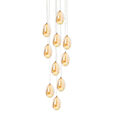 Kink Light 07866-10A,33 Подвес Берти золото d40 h300 Led 60w (3000K)