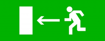 EKF PROxima Пиктограмма "Направление налево" 320х120мм (для EXIT, SAFEWAY-40)