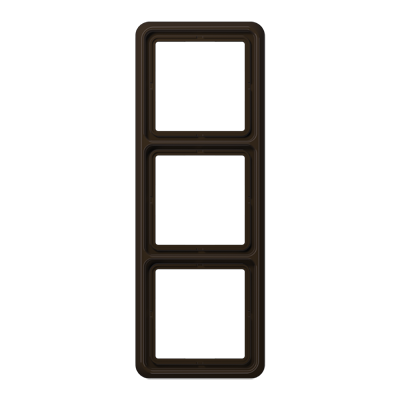 JUNG CD Коричневая Рамка 3-ая ударопрочная CD583WUBR